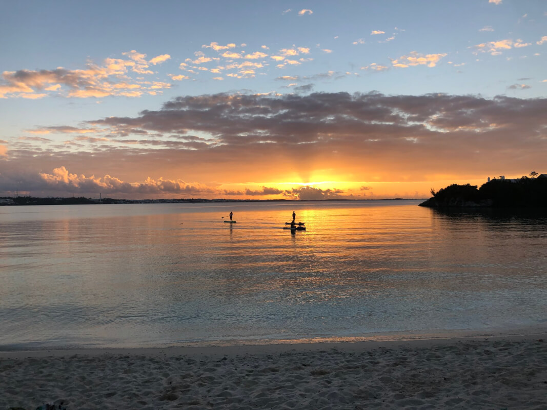 Bermuda Paddle board Sunset